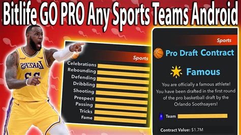 Bitlife Pro Sports Update Become Any Professional Athlete Fast Ios