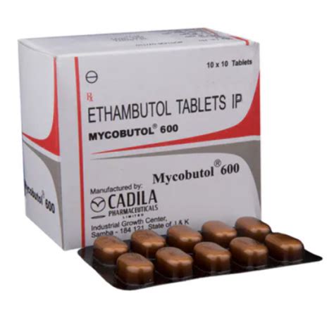 Buy Myambutol 600mg Generic Tablet, Order Ethambutol 600mg Online in Canada