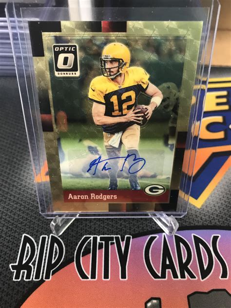 Mr. Discount Double Check... Aaron Rodgers Donruss Optic 1/1 ...