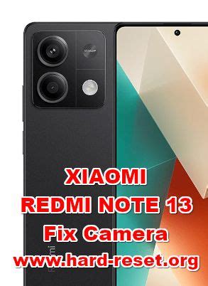 How To FIX Camera On XIAOMI REDMI NOTE 13 Problem Hard Reset