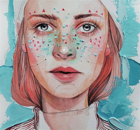 Pinterest Courtneybbb Watercolor Artwork Watercolor Portraits