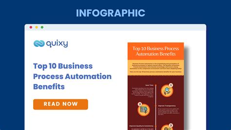 [infographic] Top 10 Business Process Automation Benefits Quixy