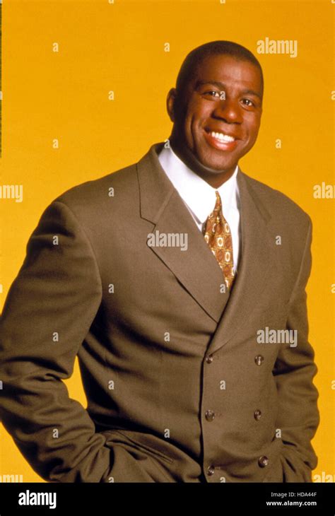 Magic Hour Earvin Magic Johnson 1997 98 Stock Photo Alamy