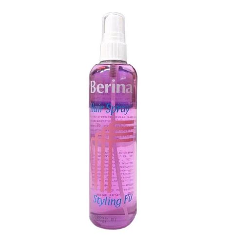 Berina Hair Spray Styling Fix Pink เบอริน่า แฮร์สเปรย์ สไตลิ่ง ฟิกซ์