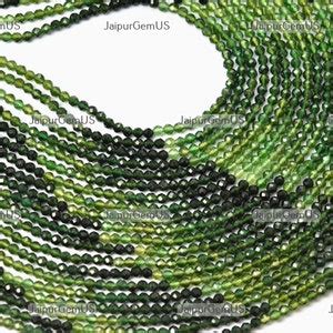 12 Inches Strand Super Finest Quality 100 Natural Multi Green