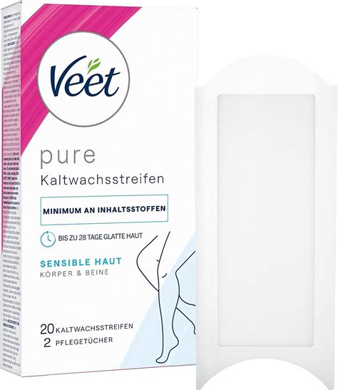 Veet Ready To Use Wax Strips Full Body Waxing Kit For