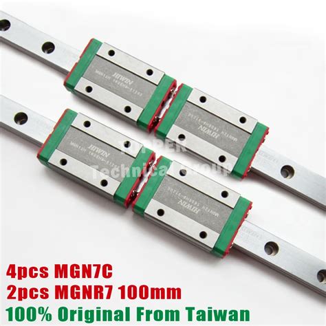 HIWIN MGN7C Slide Block With 100mm MGN7 Miniature Linear Guide Rail 7mm