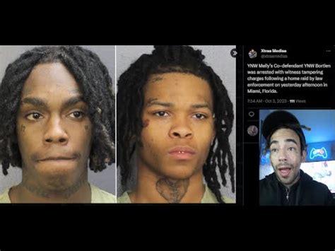 Ynw Mellys Co Defendant Ynw Bortlen Has Been Arrested On Charges Of