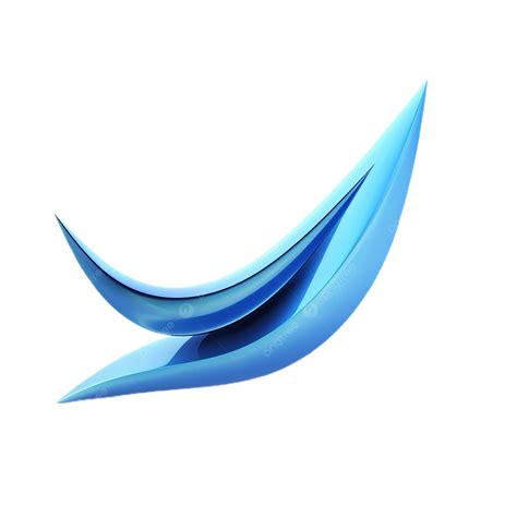 Blue Curved Arrow, Blue, Arrow, Arrow Mark PNG Transparent Image and ...