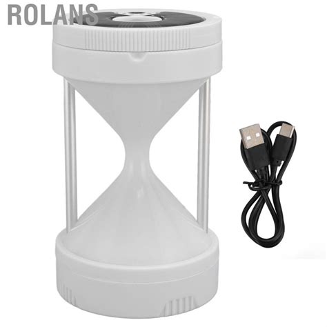 Rolans Led Camping Lantern Usb Rechargeable Hourglass Solar Powered Light 4 Modes Magnetic Base