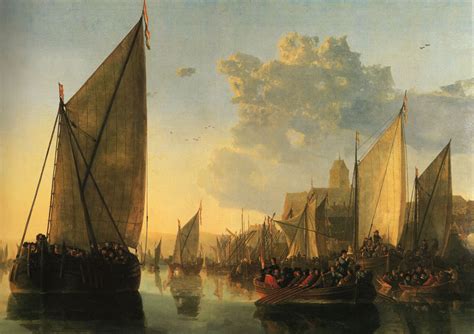 Aelbert Cuyp The Fleet At Nijmegen