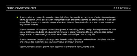 Spectrum Educational Platform Brand Identity Behance