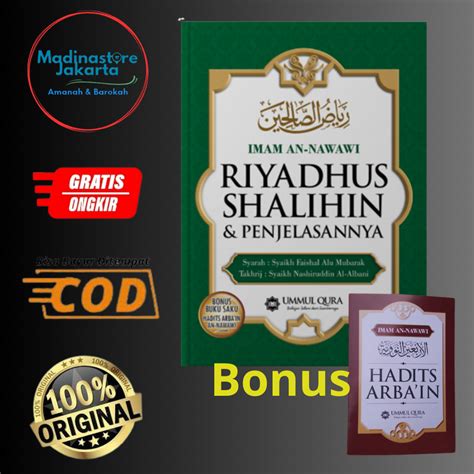 Jual Buku Terjemah Kitab Riyadhus Shalihin Syarah Ummul Qura Bonus