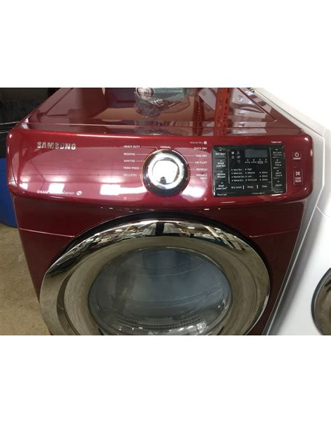 Samsung Front Load Red Steam Dryer Discount City Appliance