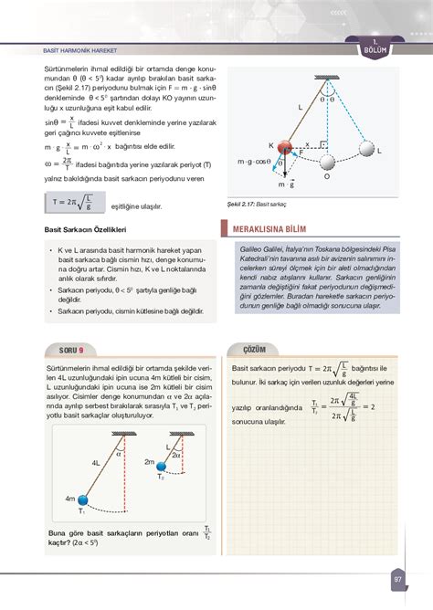 Fizik 12 Basit Harmonik Hareket