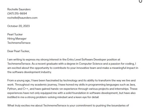 13 Software Developer Cover Letter Examples With In Depth Guidance