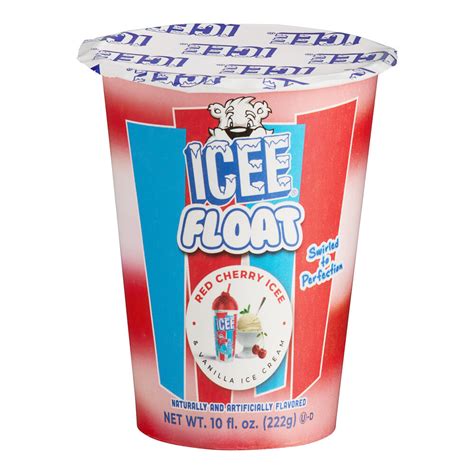 Icee Cherry And Vanilla Float Cup 10 Fl Oz 12case