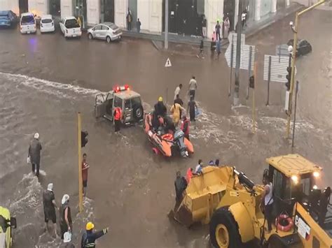 Heavy Rain Leads To Flash Floods Across Saudi Arabia Schools Closed Two Dead Report