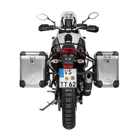 Touratech Zega Pro Aluminium Pannier System L With S S Rack Black