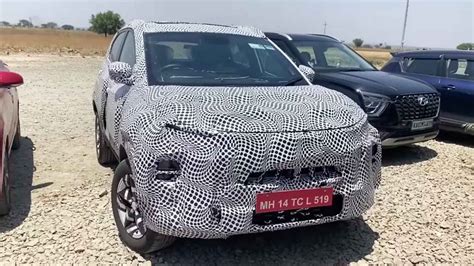 Production Spec 2023 Tata Nexon Facelift Rendered Showing New Design