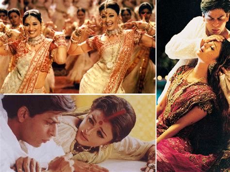 Aishwarya Rai Bachchan Shahrukh Khan Madhuri Dixit During Devdas Days