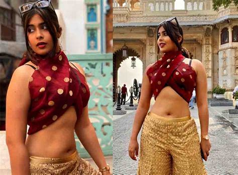 Nikitha Sharma Sizzles In Pink Two Piece Bikini Filmy19