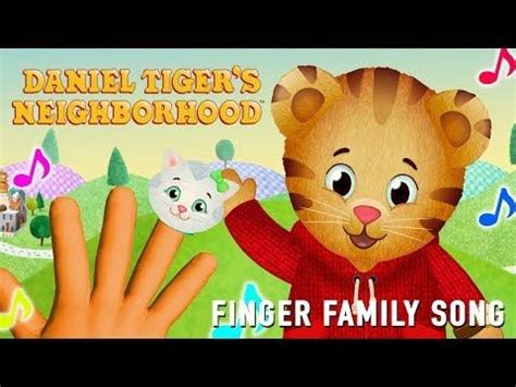 Daniel tigers neighborhood Finger Family Song Daddy Finger Nursery ...