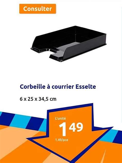 Promo Corbeille à Courrier Esselte chez Action iCatalogue fr