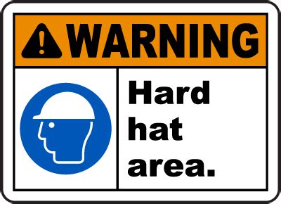 Hard Hat Area Signs - Claim Your 10% Discount