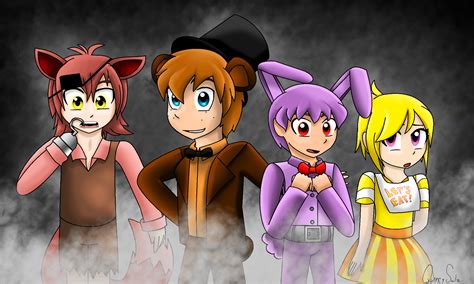 Five Nights At Freddys Human By Quincysoulz On Deviantart