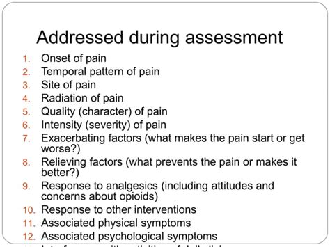 Acute pain and its management