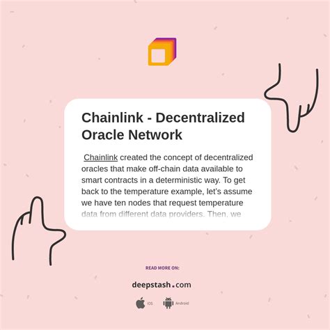 Chainlink Decentralized Oracle Network Deepstash