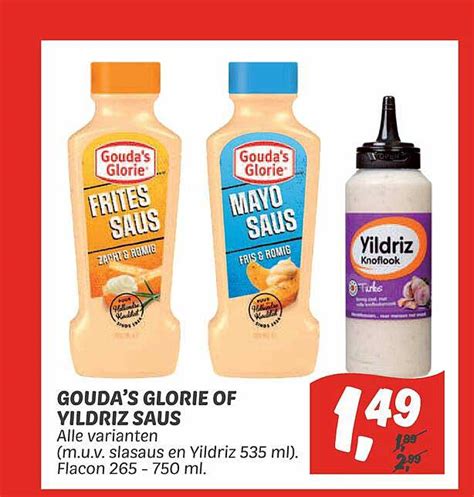 Gouda S Glorie Of Yildriz Saus Aanbieding Bij DekaMarkt 1Folders Nl