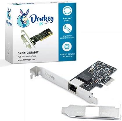 Donkey Pc GIGABIT 1GB PCIE Network Card Up To 1000Mbps With Realtek