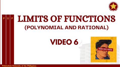 Basic Calculus Limits Of Polynomial And Rational Functions Concept