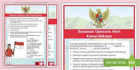 Teks Protokol Susunan Upacara Agustus Teacher Made