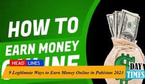 Legitimate Ways To Earn Money Online In Pakistan