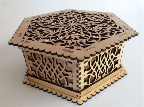 Laser Cut Wooden Jewelry Box Free Vector cdr Download - 3axis.co