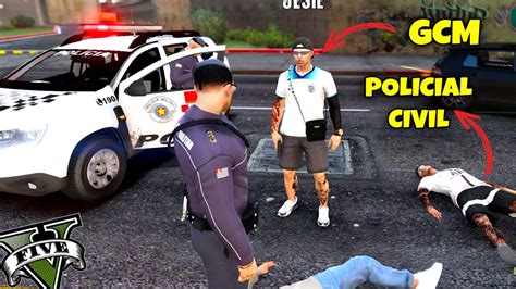 Gcm De Folga Atira Contra Policial Civil Gta Rp Youtube