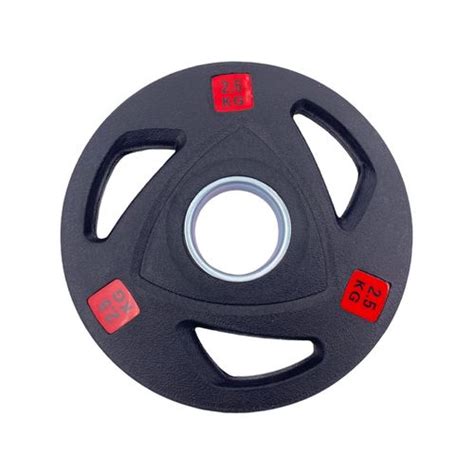 2 5kg Rubber Coated Tri Grip Weight Plates Type A Pair Bunnings Australia