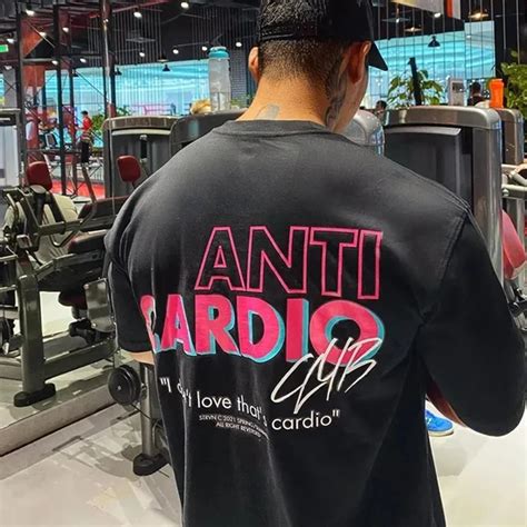 Anti Cardio Camiseta De Algod O De Mangas Curtas Extragrandes Top De