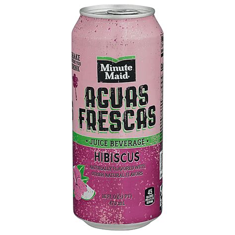 Minute Maid Aguas Frescas Hibiscus Juice Beverage 16 Fl Oz Shop