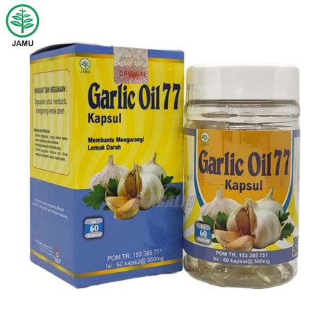 Jual Garlic Oil 77 Ekstrak Minyak Bawang Putih Isi 60 Kapsul Shopee