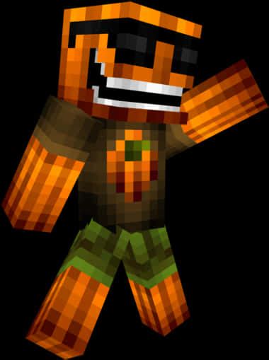 Download Minecraft Skin Pumpkin Head Character