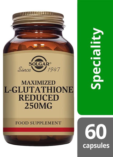 Solgar Maximised L Glutathione Reduced Mg Vegetable Capsules