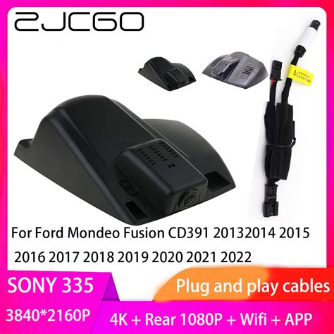 Zjcgo Plug And Play Dvr Dash Cam Uhd K P Video Recorder For Ford