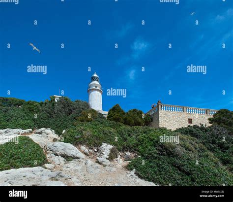 Mallorca lighthouse cap de formentor hi-res stock photography and ...