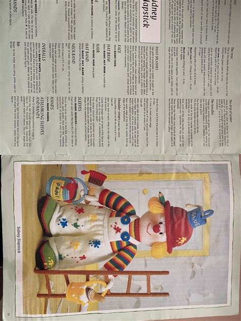 Jean Greenhowes Knitted Clowns The Red Nose Gang Knitting Book Ebay