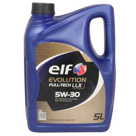 МОТОРНО МАСЛО Elf Evolution Fulltech Llx 5w30 5 литра