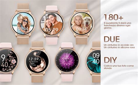 Smartwatch Donna Chiamate Bluetooth E Risposta Vivavoce Xinghesf